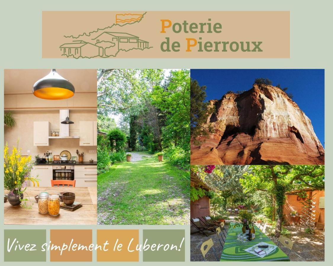 Poterie De Pierroux Roussillon (Vaucluse) Exterior foto